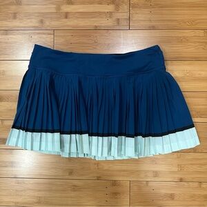 Lululemon Athletica Blue Mini Skater Skirt